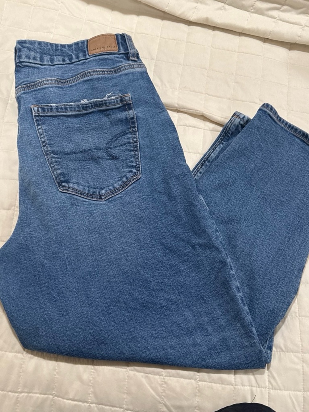 American Eagle Outfitters Classic Blue High-Rise Jeans